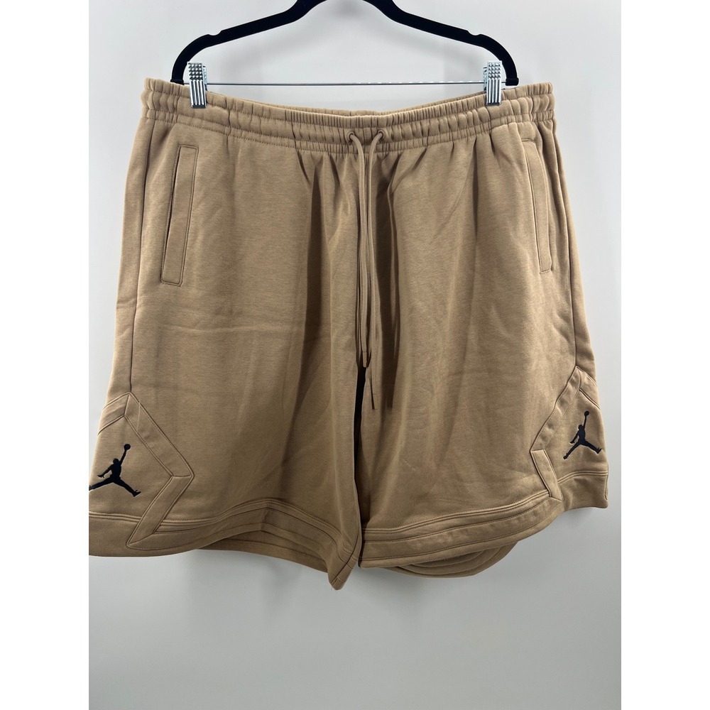 Jordan Essentials Mens Fleece Shorts Archae Brown IB9101-257 XXL Oversized Fit